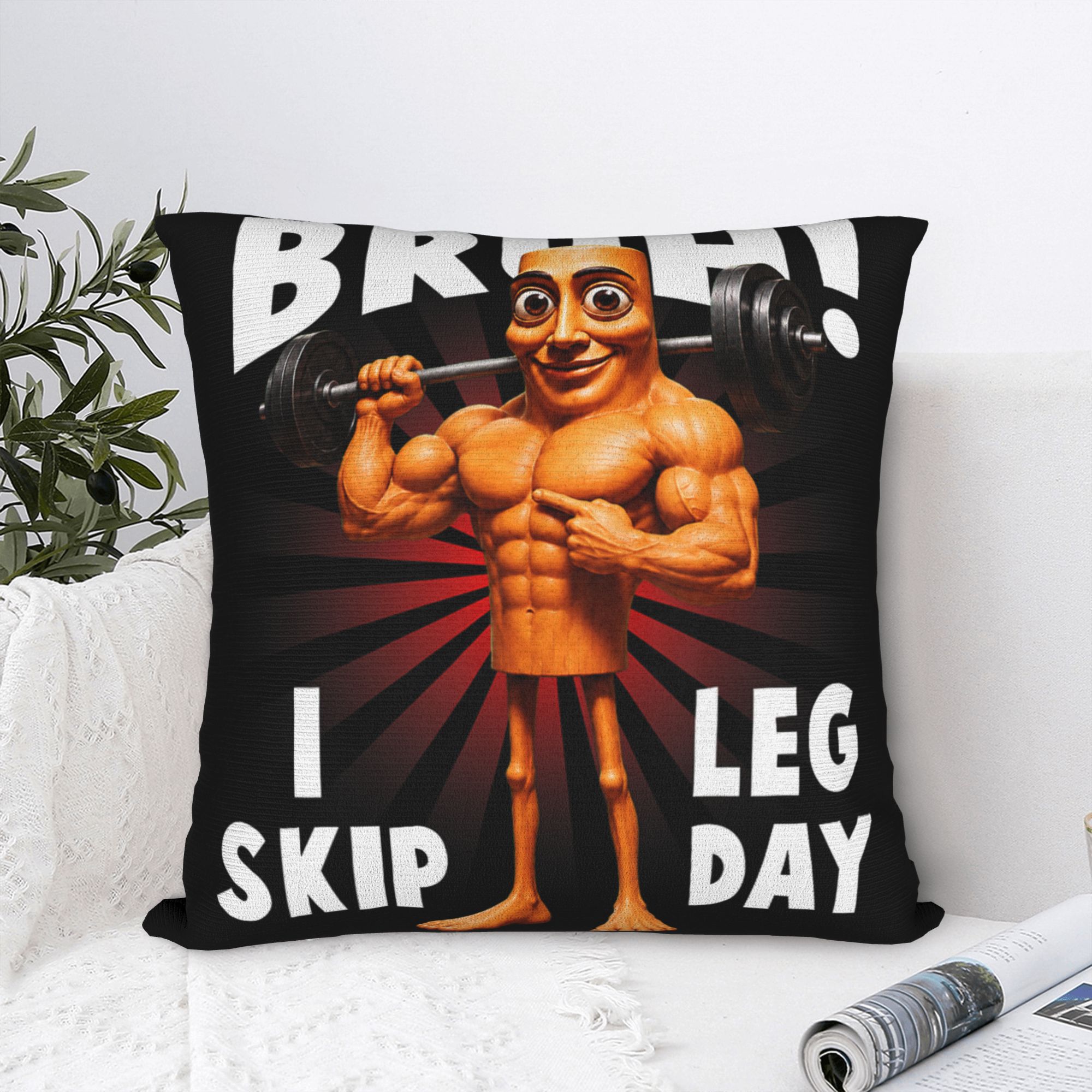 Home Gym Leg Day - 브루흐 나는 레그데이를 놓쳤다 툰 툰