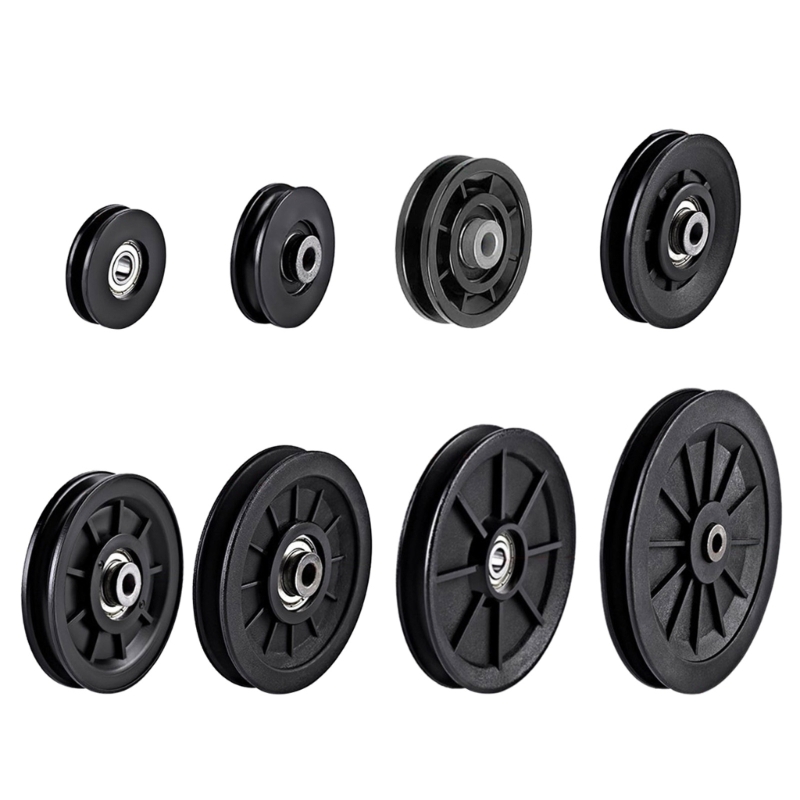 Home Gym Cable Pulley System - 1Pc 나일론 베어링 도르래 휠 라운드