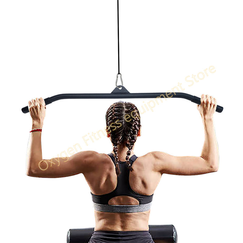 Home Gym Cable Pulley System - 케이블 기계용 LAT 풀다운 바 부착물,