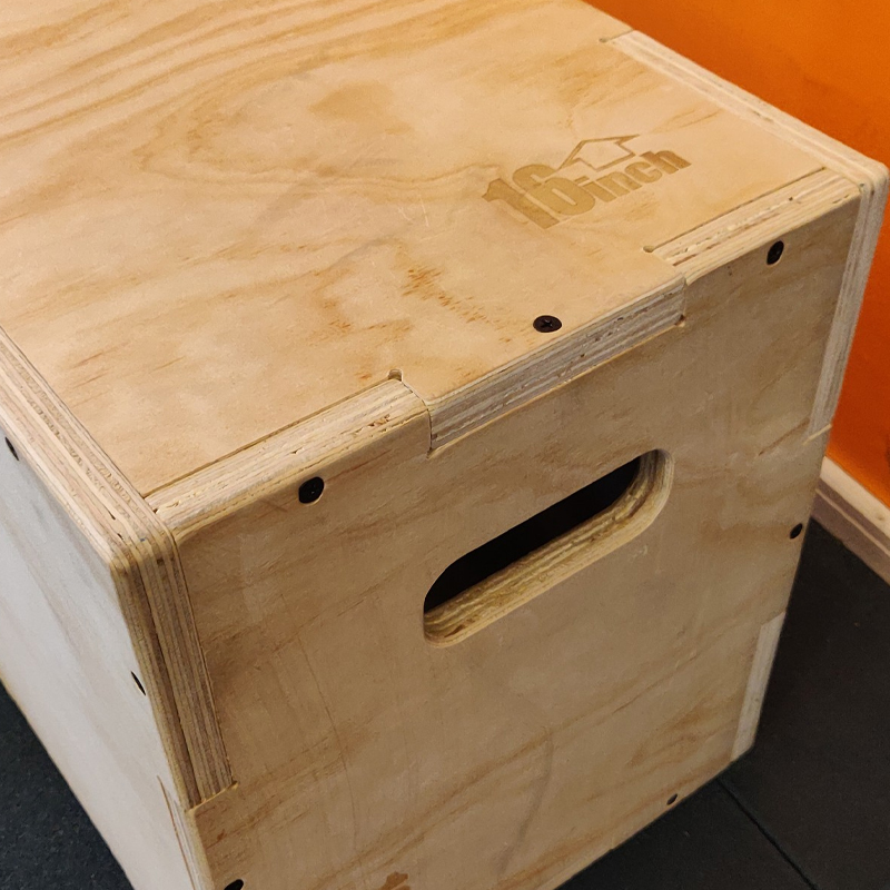 Home Gym Jump Box - 3 in 1 목재 피트니스 플라이오메트릭