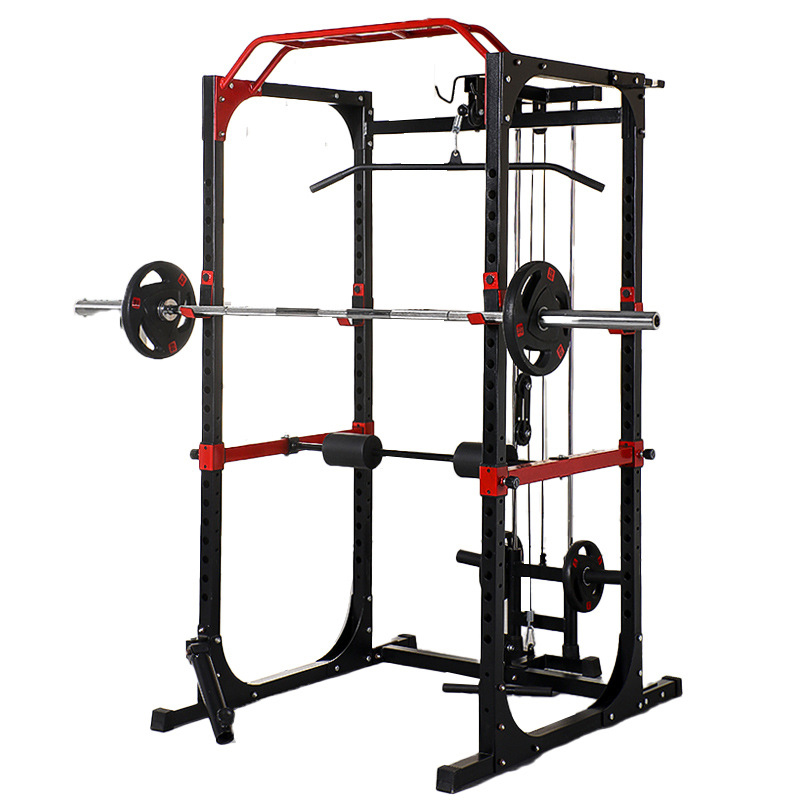 Home Gym Pull Up Bar - 상업용 파워 케이지 스쿼트 랙 멀티