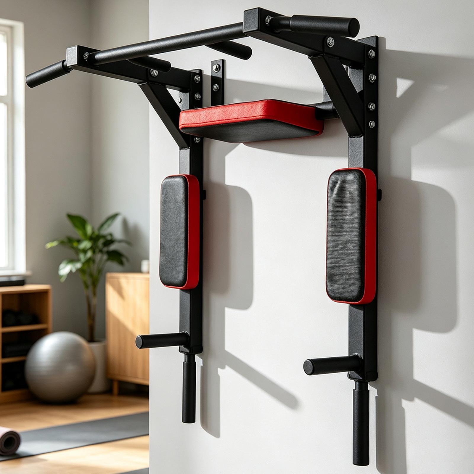 Home Gym Pull Up Bar - 벽걸이형 풀업바 피트니스 수평바 다기능 딥스테이션