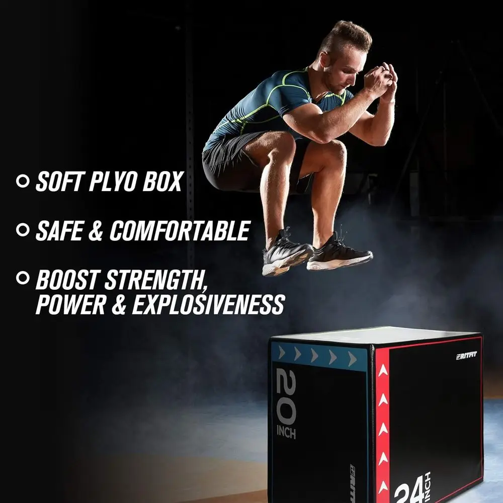 3-in-1 플라이오메트릭 박스 세트 - 30x24x2 - Home Gym Jump Box 리뷰 및 가격