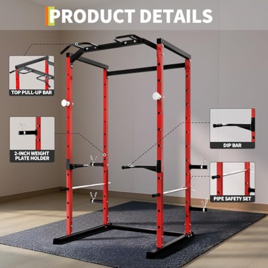 헤비듀티 파워 케이지(풀업바 포함) 1100LB C시티 - Home Gym Pull Up Bar 리뷰 및 가격