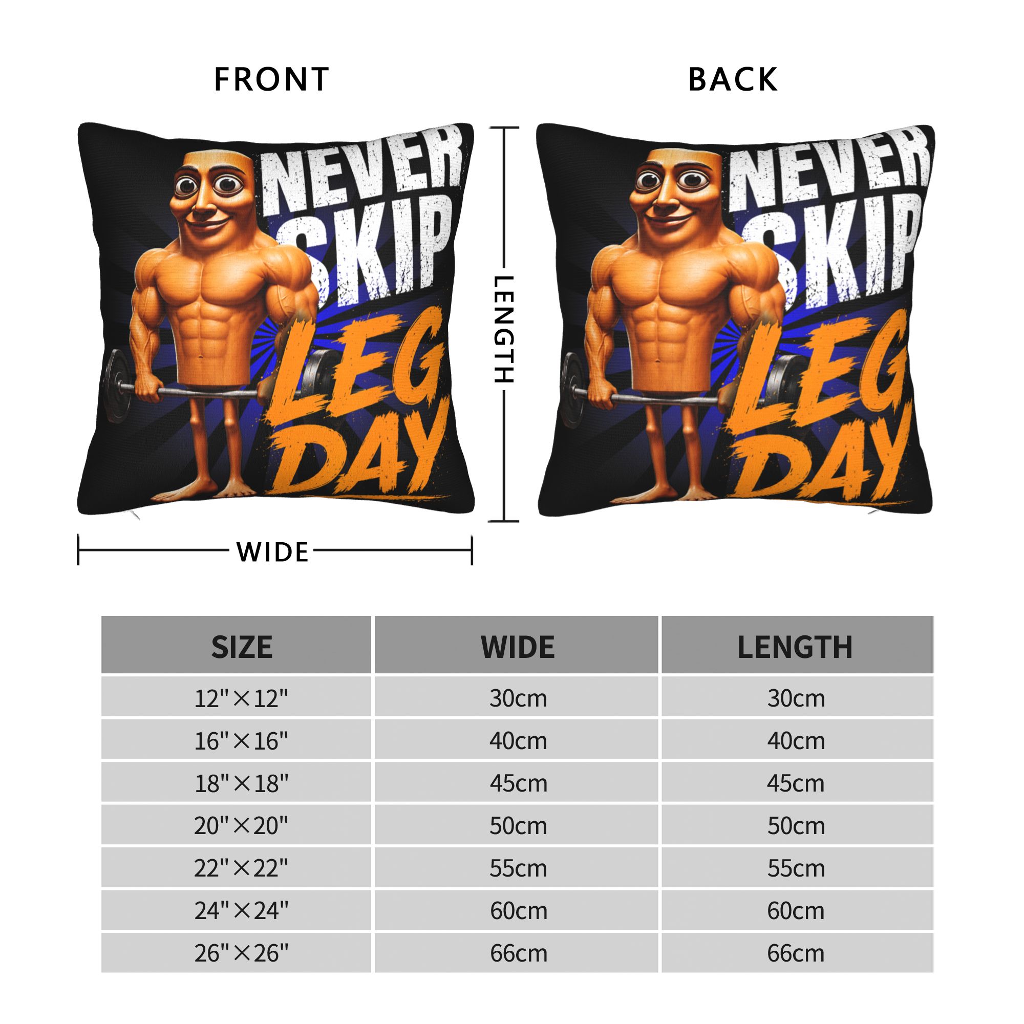 재미있는 텅텅 사후르 레그데이 운동 미먼 베개 커버 디 - Home Gym Leg Day 리뷰 및 가격