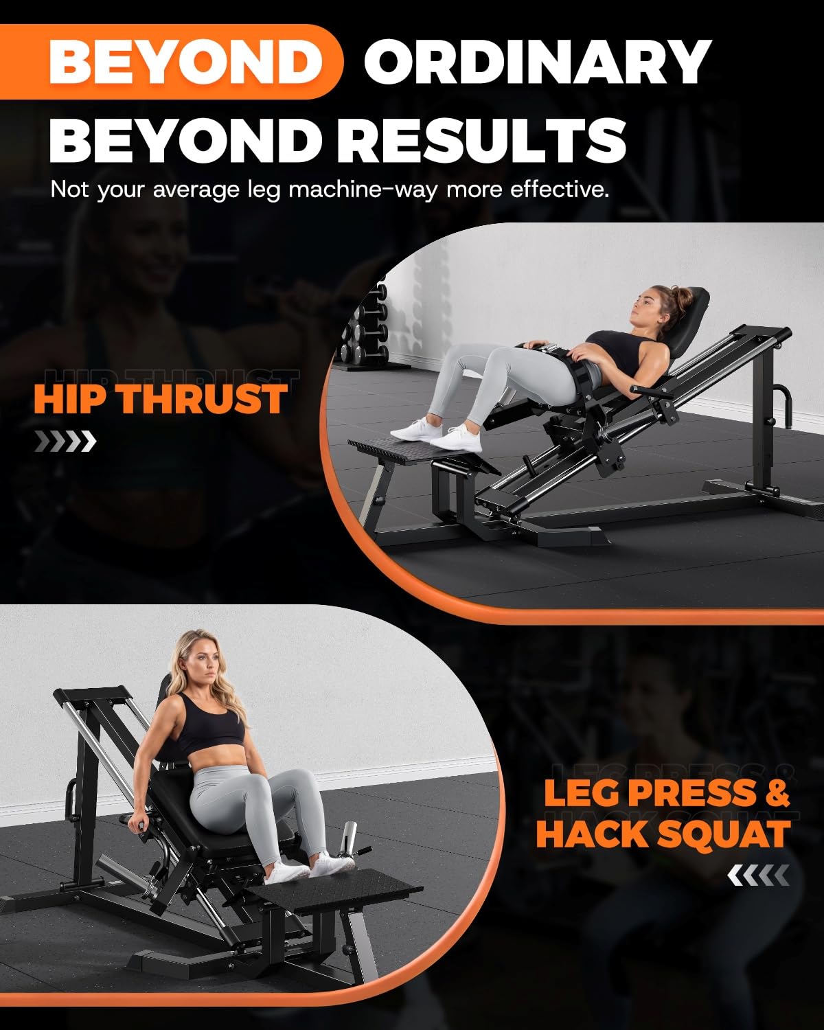 LH01 레그 프레스 및 힙 쓰러스트 머신 콤보, 2  - Home Gym Hip Thrust Machine 리뷰 및 가격