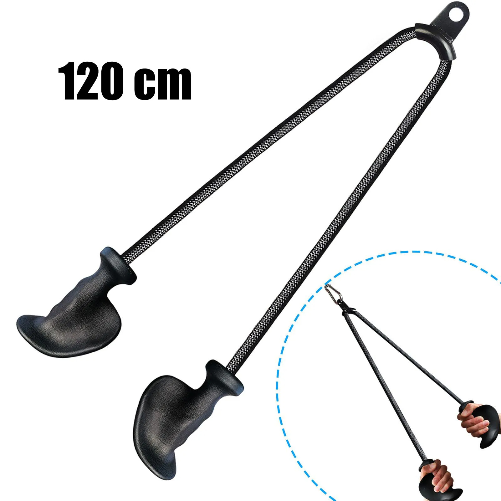 인체 공학적 삼두근 로프, 잡기 쉽고 미끄럼 방지, 헤 - Home Gym Cable Pulley System 리뷰 및 가격