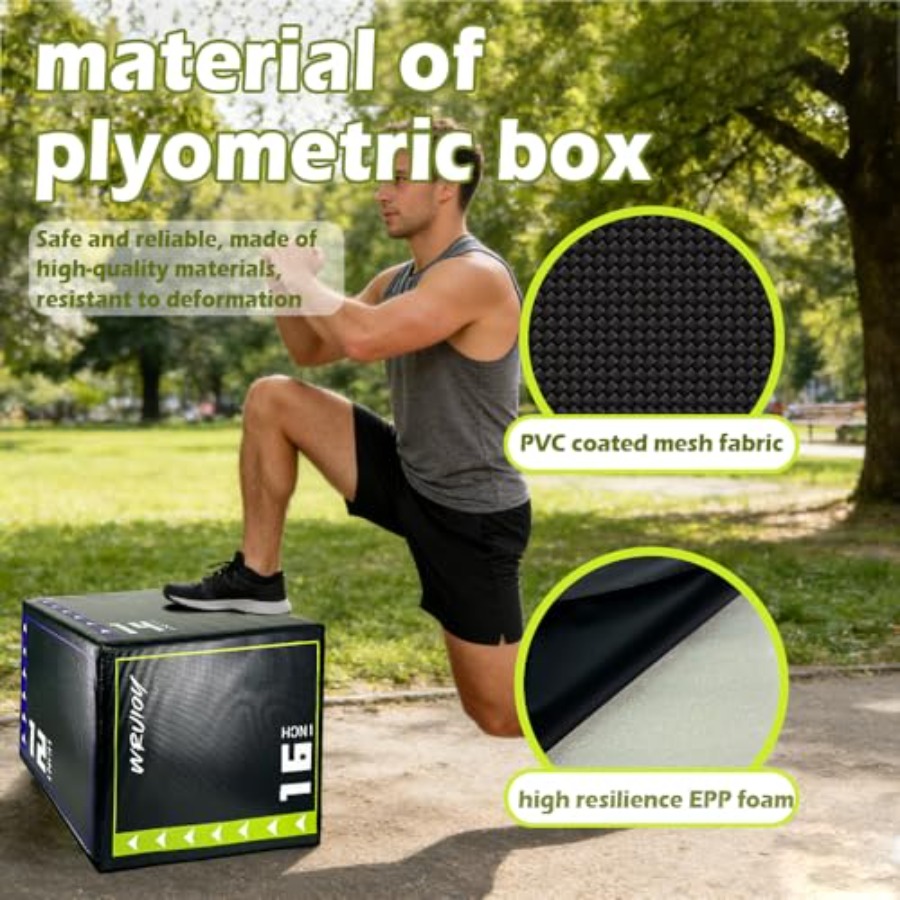 홈짐 운동 박스: 검정색 폼 3-in-1 높이 조절 가 - Home Gym Jump Box 리뷰 및 가격