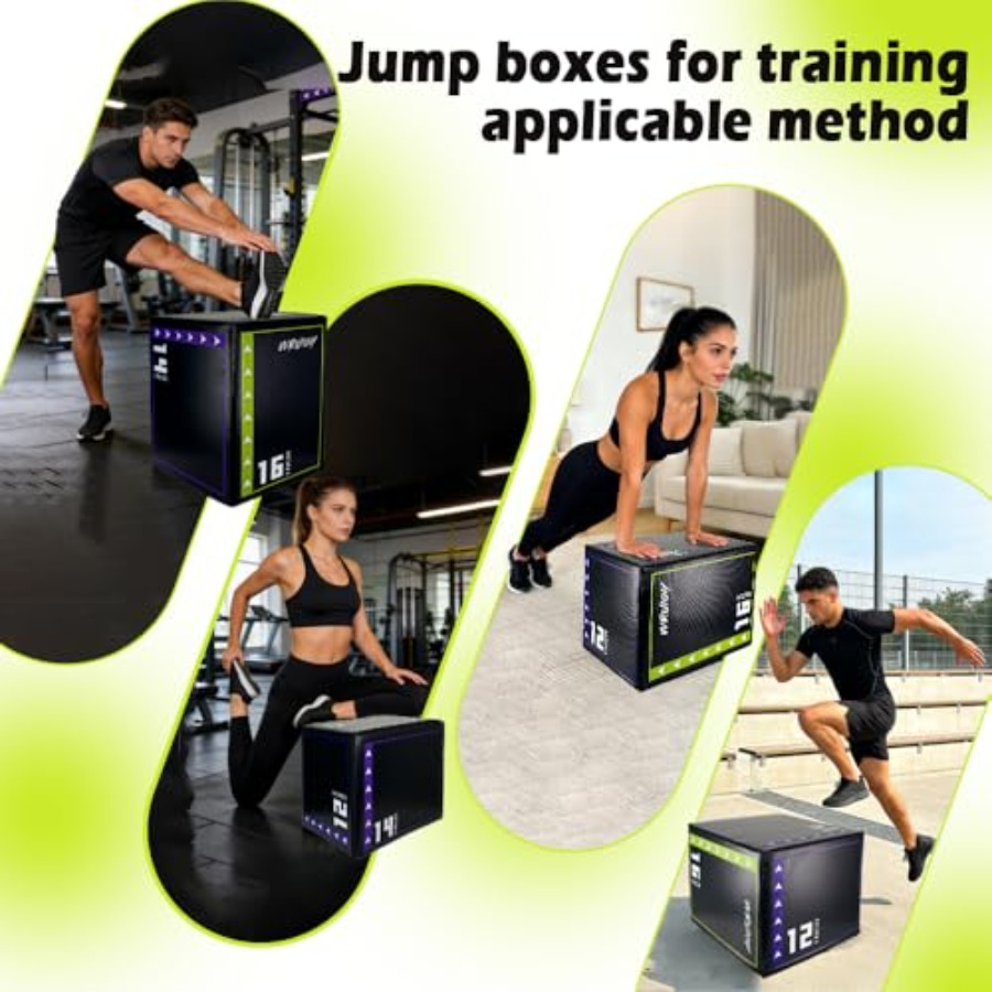 홈짐 운동 박스: 검정색 폼 3-in-1 높이 조절 가 - Home Gym Jump Box 리뷰 및 가격