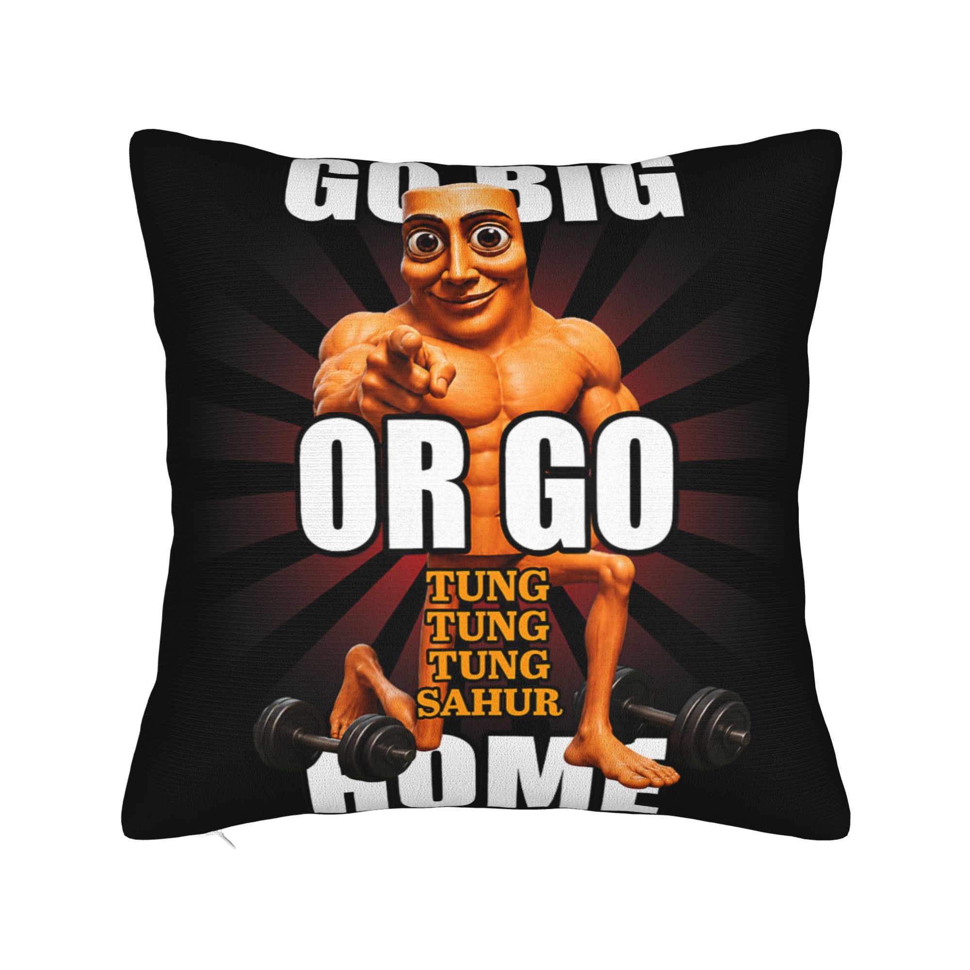베개 커버 Go Big or Go Tung Tung S - Home Gym Yes Or No 리뷰 및 가격