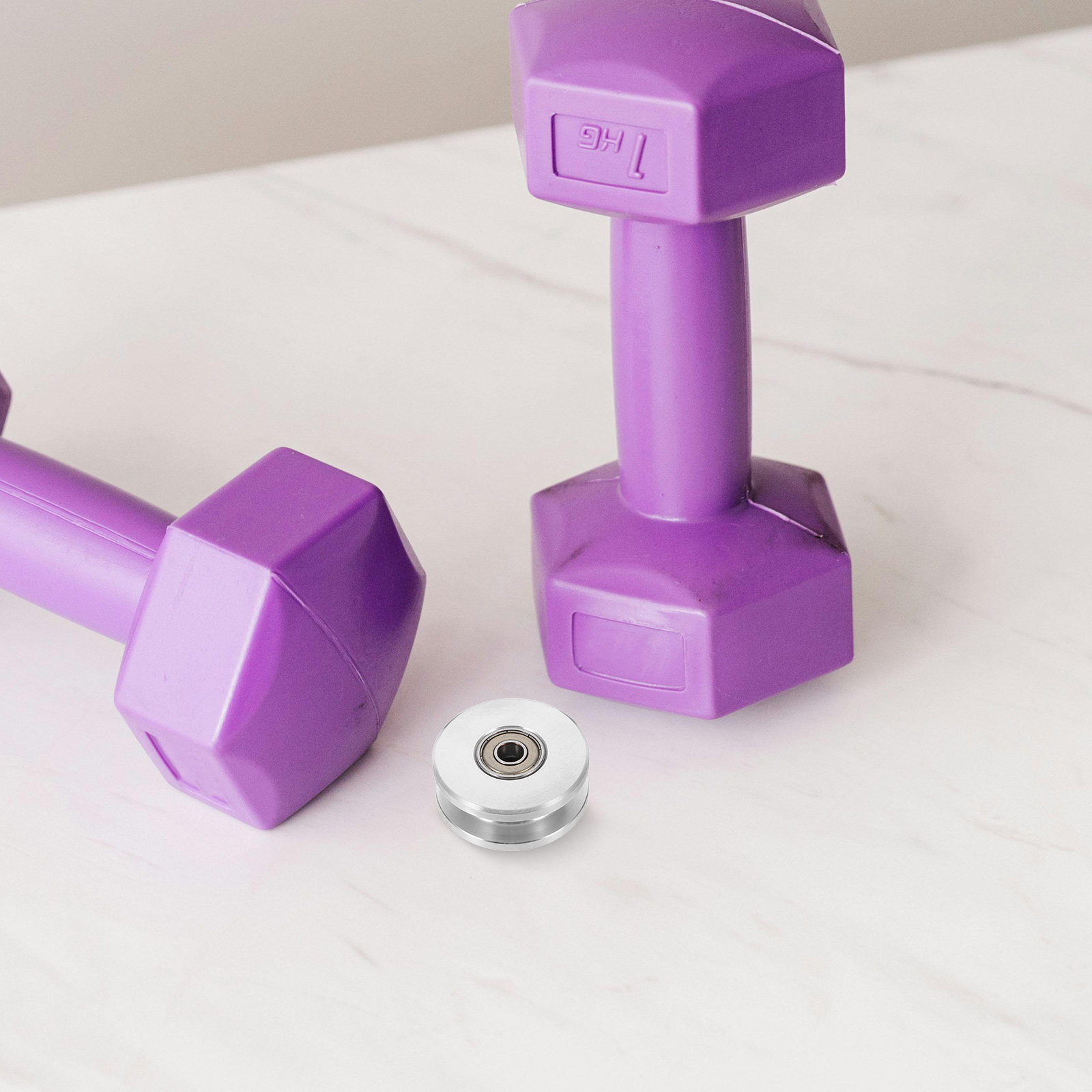 알루미늄 합금 U-홈 피트니스 풀리 휠 이중 베어링 무 - Home Gym Cable Pulley System 리뷰 및 가격