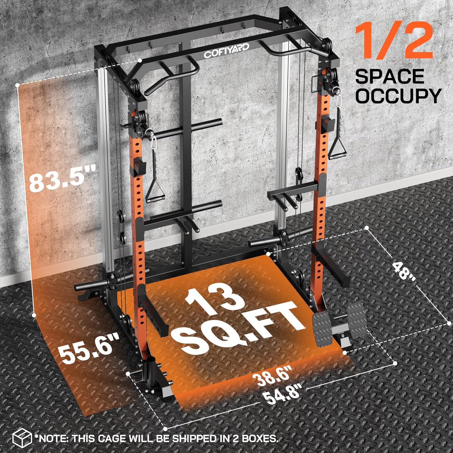 파워 케이지, 듀얼 풀리 시스템이 있는 파워 랙, 케이 - Home Gym Cable Pulley System 리뷰 및 가격