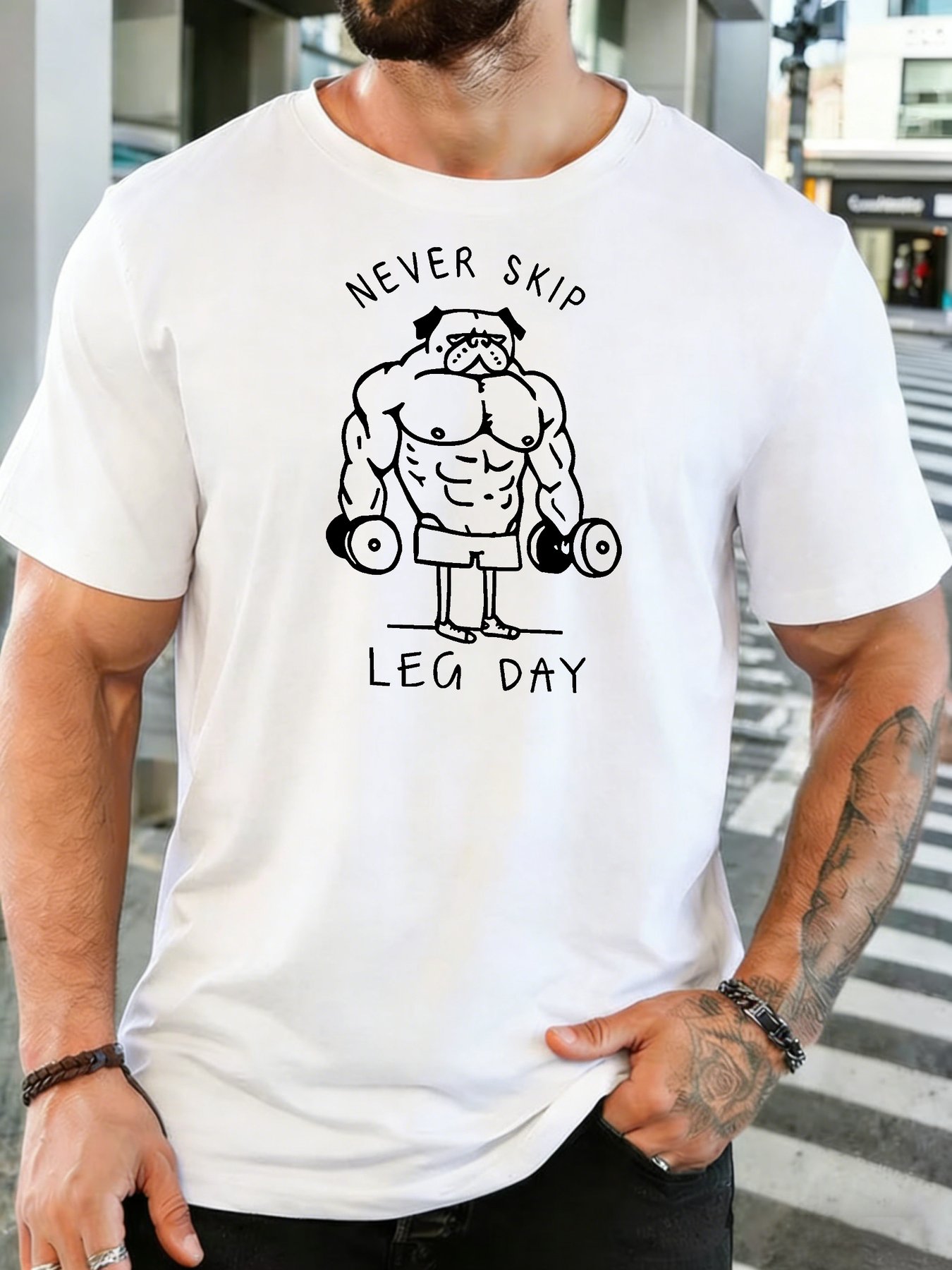 남성용 헬스 근육질 퍼그 덤벨 레그데이를 놓치지 마세요 - Home Gym Leg Day 리뷰 및 가격